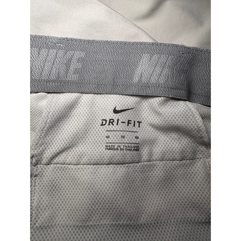 Nike Dri-FIT Mens Golf Shorts Light Gray Size 40 Stretch Performance Flat‎ Front - Picture 11 of 16
